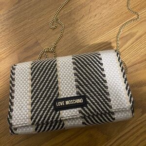 Love Moschino Woven crossbody